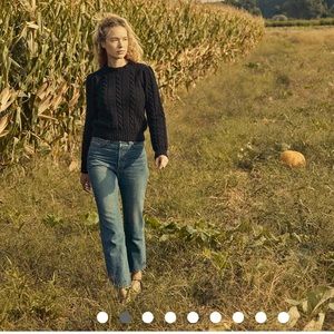 Doen Appoline Sweater Black. Size S. NWT